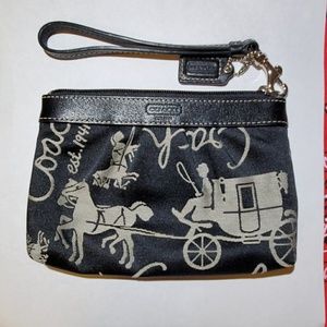 Coach Wristlet with Horse & Carriage Design